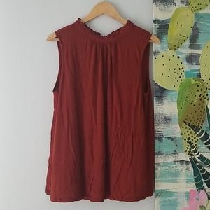 Burnt Orange Loft Blouse